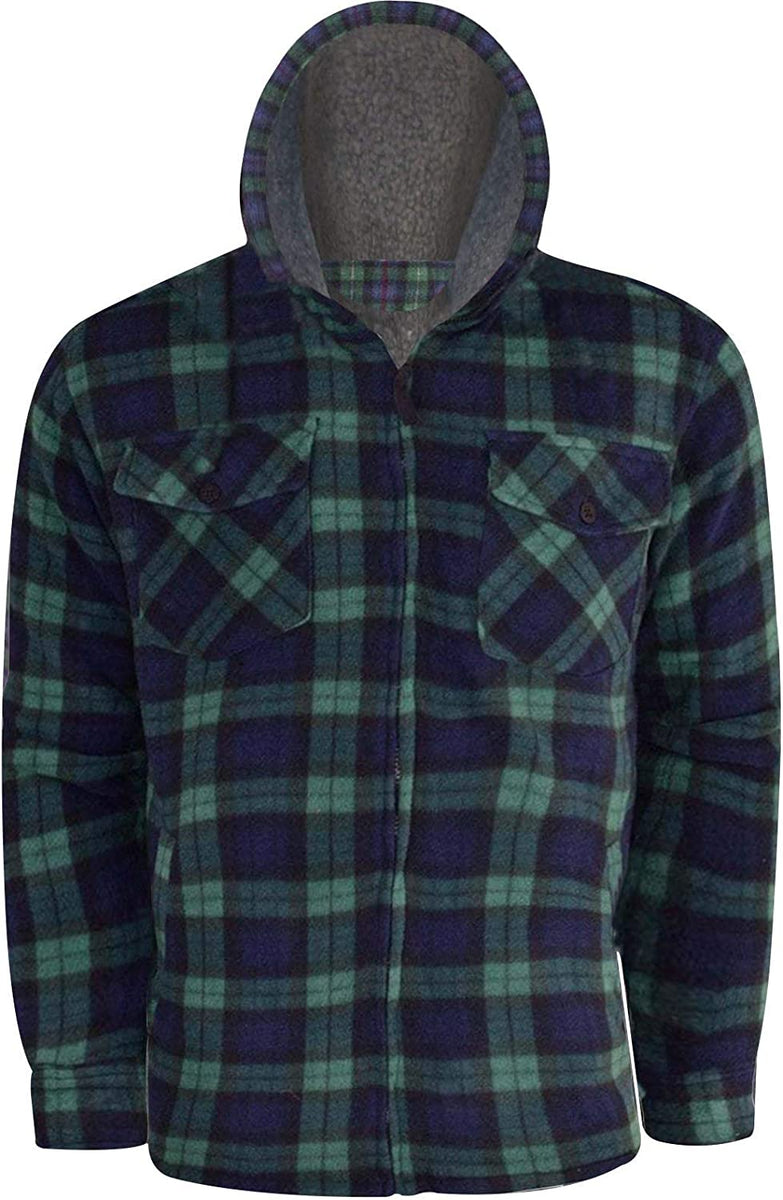 Fleece lined lumberjack jacket hotsell