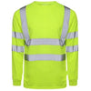 Hi Vis Long Sleeve Crew Neck T-Shirt Orange EN ISO 20471 GO/RT 3279/RIS-3279-TOM - SuperStuff Workwear