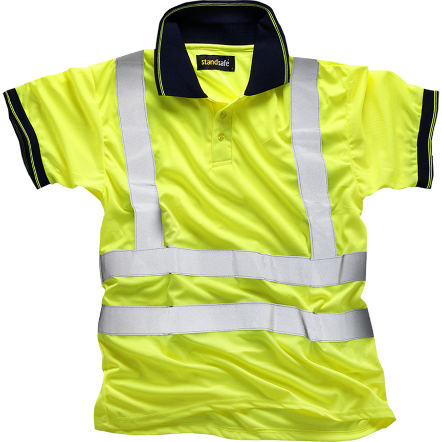 Hi Vis Polo EN ISO 20471 SuperStuff Workwear