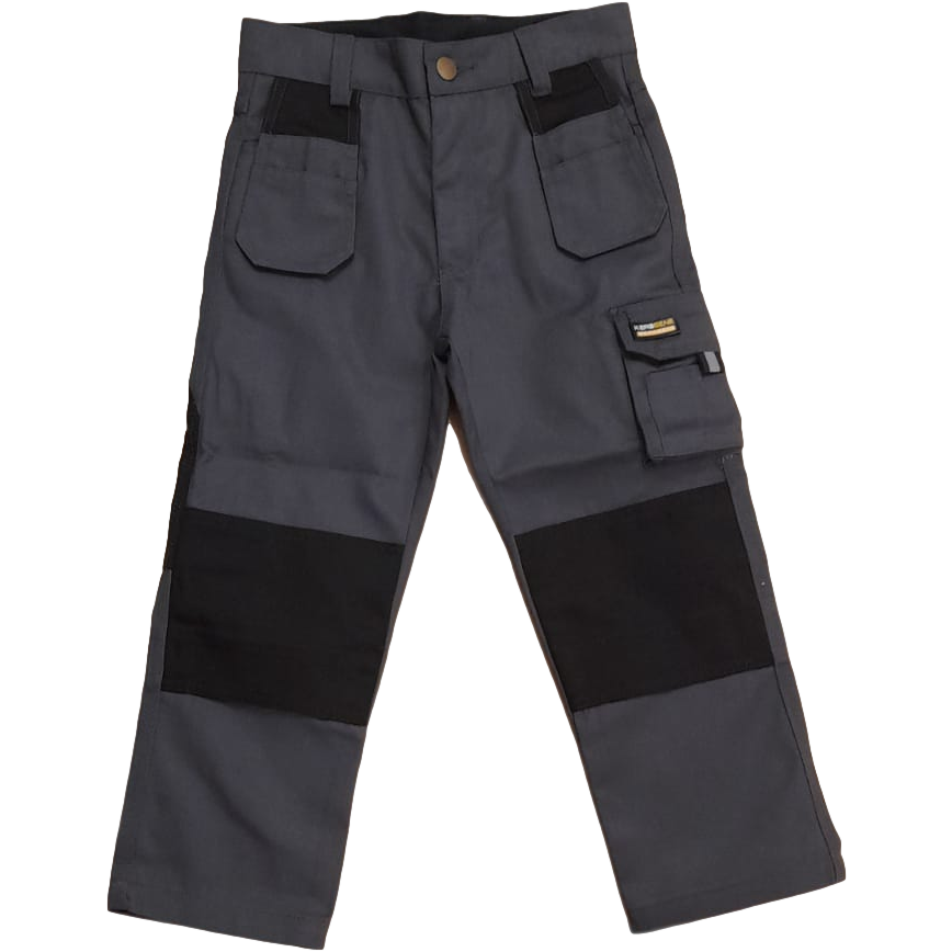 Kerosene  Pro Work Junior Trouser Grey/Black