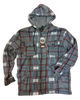 Sherpa Fleece Lined Padded Hooded Lumber jacket