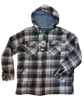 Sherpa Fleece Lined Padded Hooded Lumber jacket