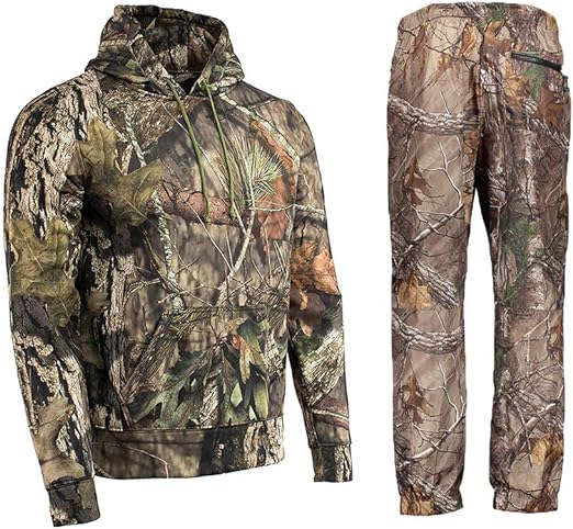 Camouflage Hoodie and Bottom Suit