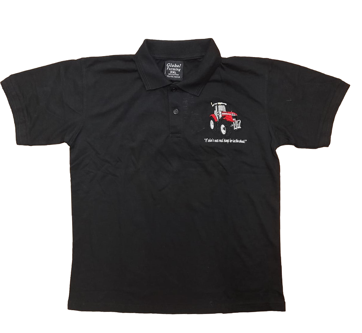 Kids Red Tractor Polo