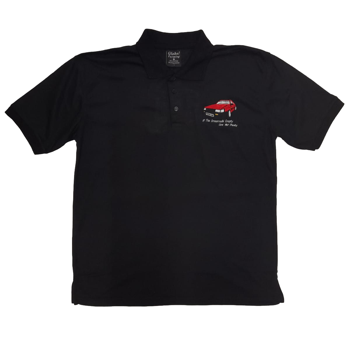 Mens white and sales red polo shirt