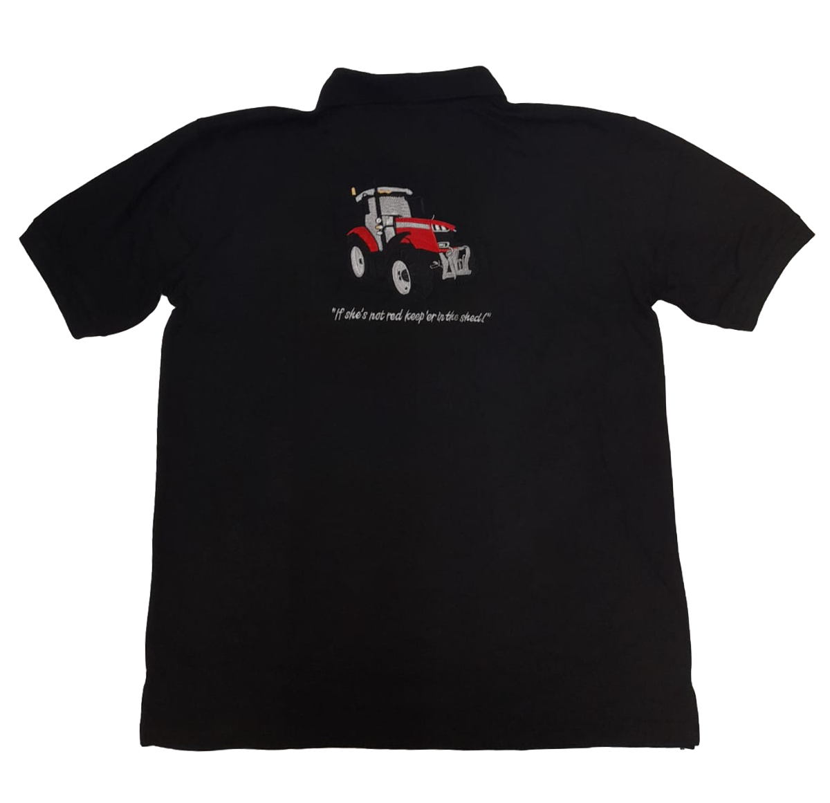 Mens Red Tractor Polo Shirt