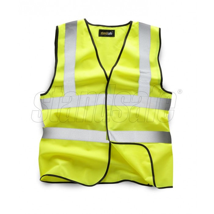 Yellow Hi Vis Vest EN ISO 20471 - SuperStuff Workwear