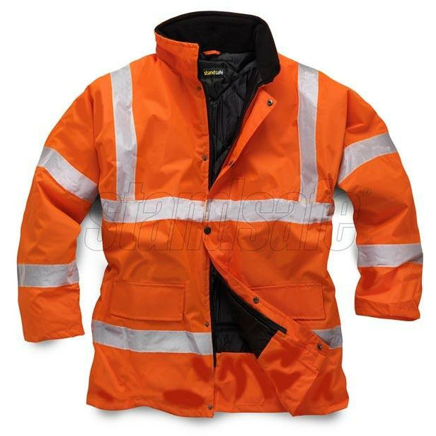 Orange Storm Flex PU Parka EN ISO 20471 GO/RT 3279/RIS-3279-TOM - SuperStuff Workwear