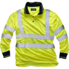 Long Sleeve Hi Vis Polo Shirt EN ISO 20471 GO/RT 3279/RIS-3279-TOM