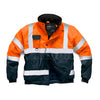 Orange/Navy 2 Tone Bomber Jacket EN ISO 20471 - SuperStuff Workwear