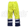 Load image into Gallery viewer, Yellow Hi Vis Two Tone Overtrouser EN ISO 20471 - SuperStuff Workwear