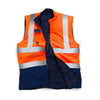 Orange Two Tone Hi Vis Bodywarmer EN ISO 20471 - SuperStuff Workwear