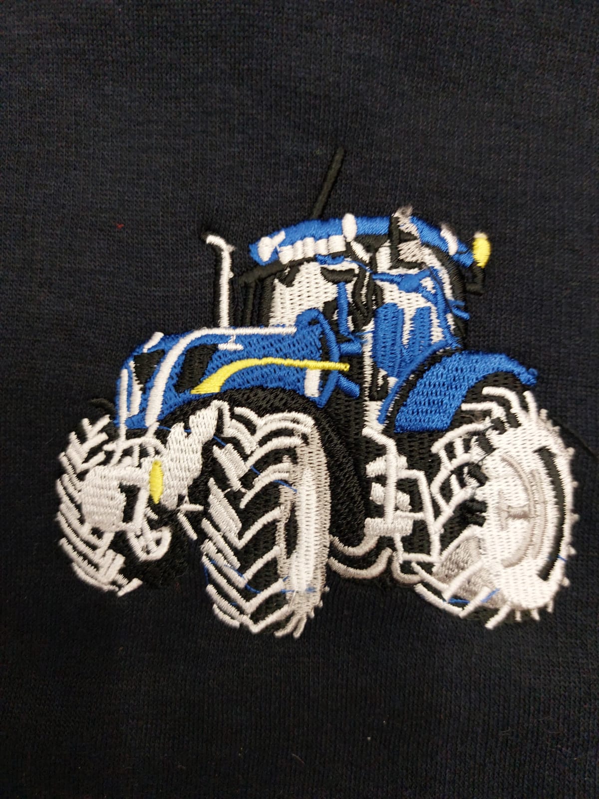 Kids Blue Tractor Hoodie