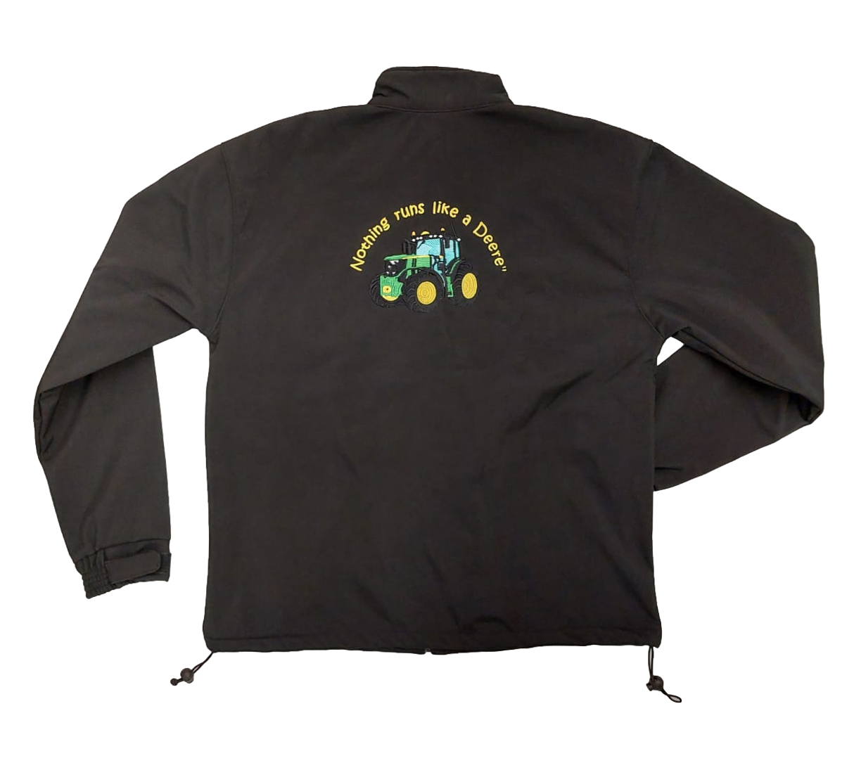 Green Tractor Embroidered Adults Softshell Jacket