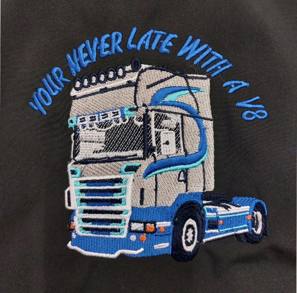 Lorry Embroidered Adults Softshell Jacket SuperStuff Workwear