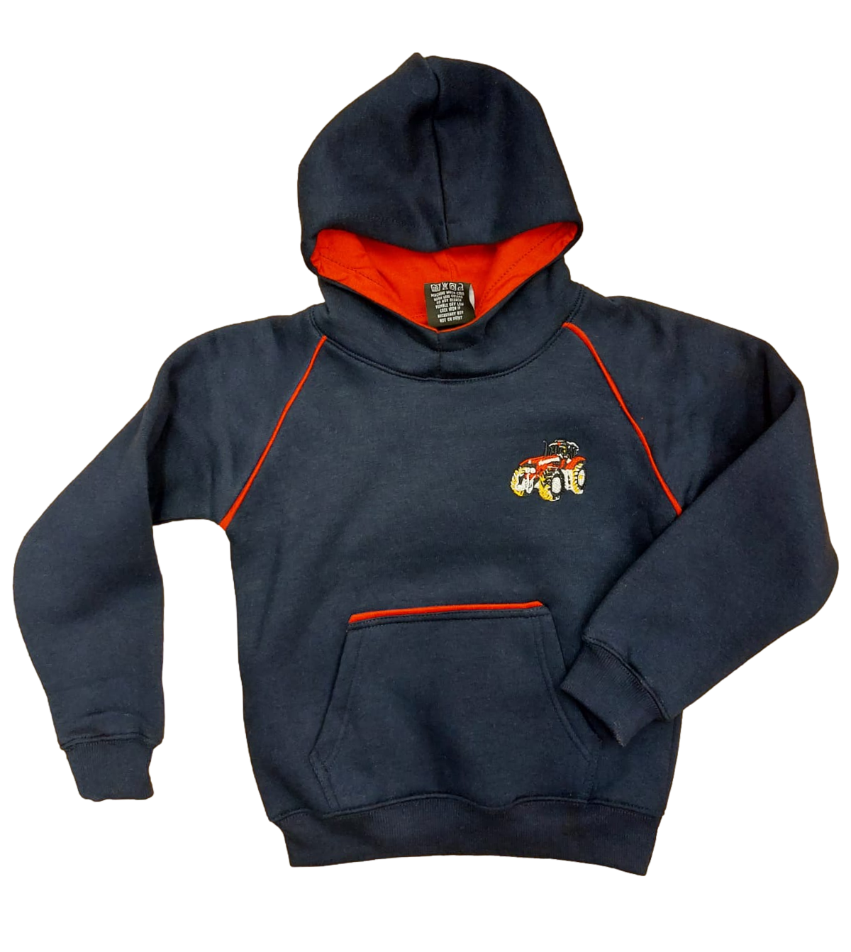 Kids Red Tractor Hoodie