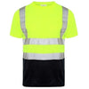 Two Tone Round Neck T-Shirt EN ISO 20471 - SuperStuff Workwear